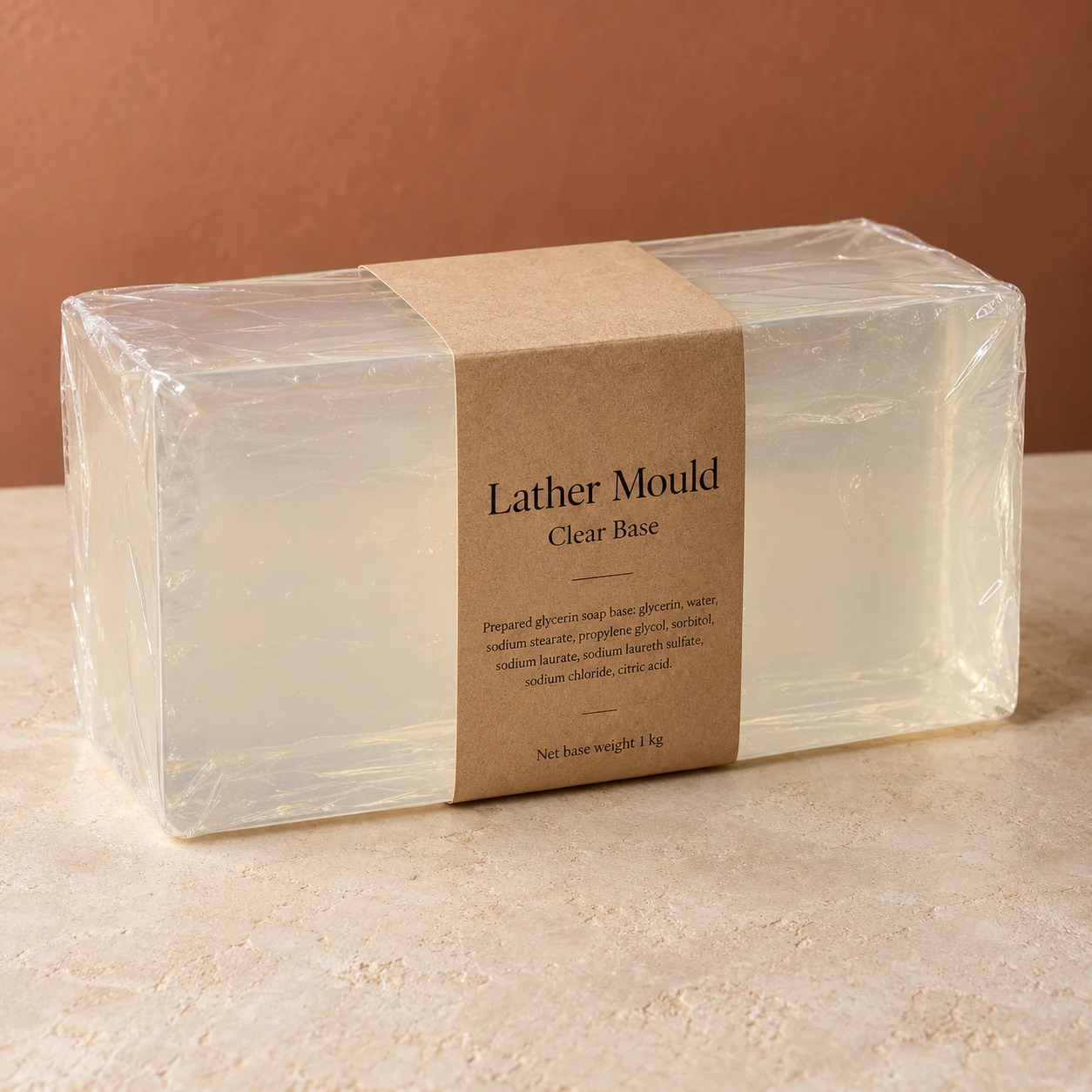 Clear melt-and-pour base