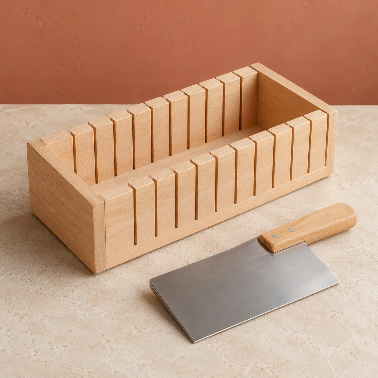 Soap loaf cutter guide